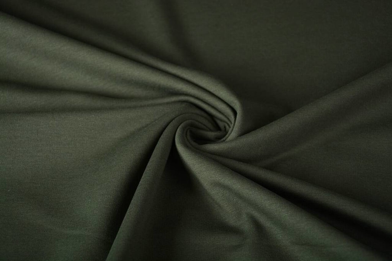 Oeko-Tex®  French Terry Army groen Oeko-Tex®  French Terry Army groen
