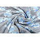 Jersey Viscose Viooltjes Gris Melange Jersey Viscose Viooltjes Gris Melange
