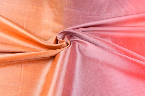 Effetto Stropicciato Taffetà Mix Arancione Rosa Effetto Stropicciato Taffetà Mix Arancione Rosa