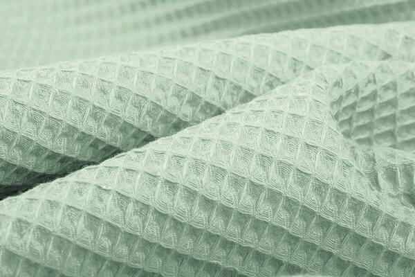 Oeko-Tex®  Wafel Katoen Oud mint Oeko-Tex®  Wafel Katoen Oud mint