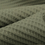 Oeko-Tex®  Wafel Katoen Licht Army groen Oeko-Tex®  Wafel Katoen Licht Army groen