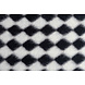 Tricoté Laine Tissu Carreaux Noir et Blanc Tricoté Laine Tissu Carreaux Noir et Blanc