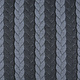 Knitted Cable fabric tricot Multi Color Grey Dark Grey