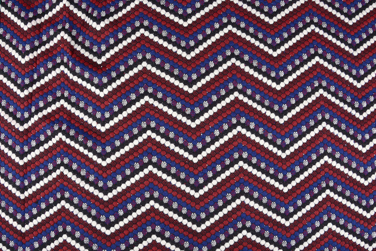 Jacquard Gebreid Dots Bordeaux