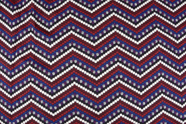 Jacquard Tricoté Pois Bordeaux