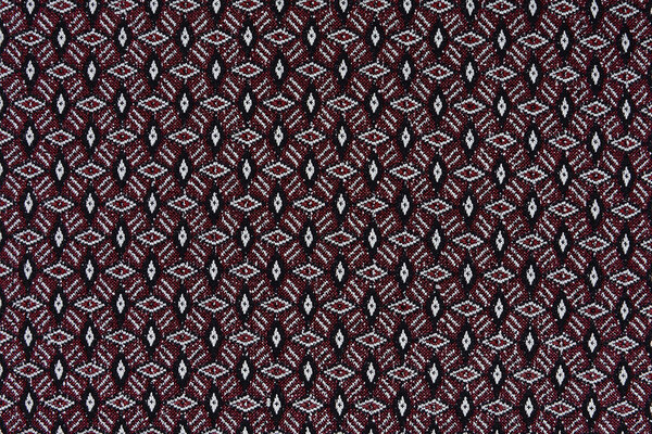 Jacquard Tricoté Diamand Bordeaux
