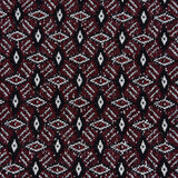 Jacquard gestrickt Diamond Bordeaux