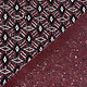 Jacquard Gebreid Diamand Bordeaux