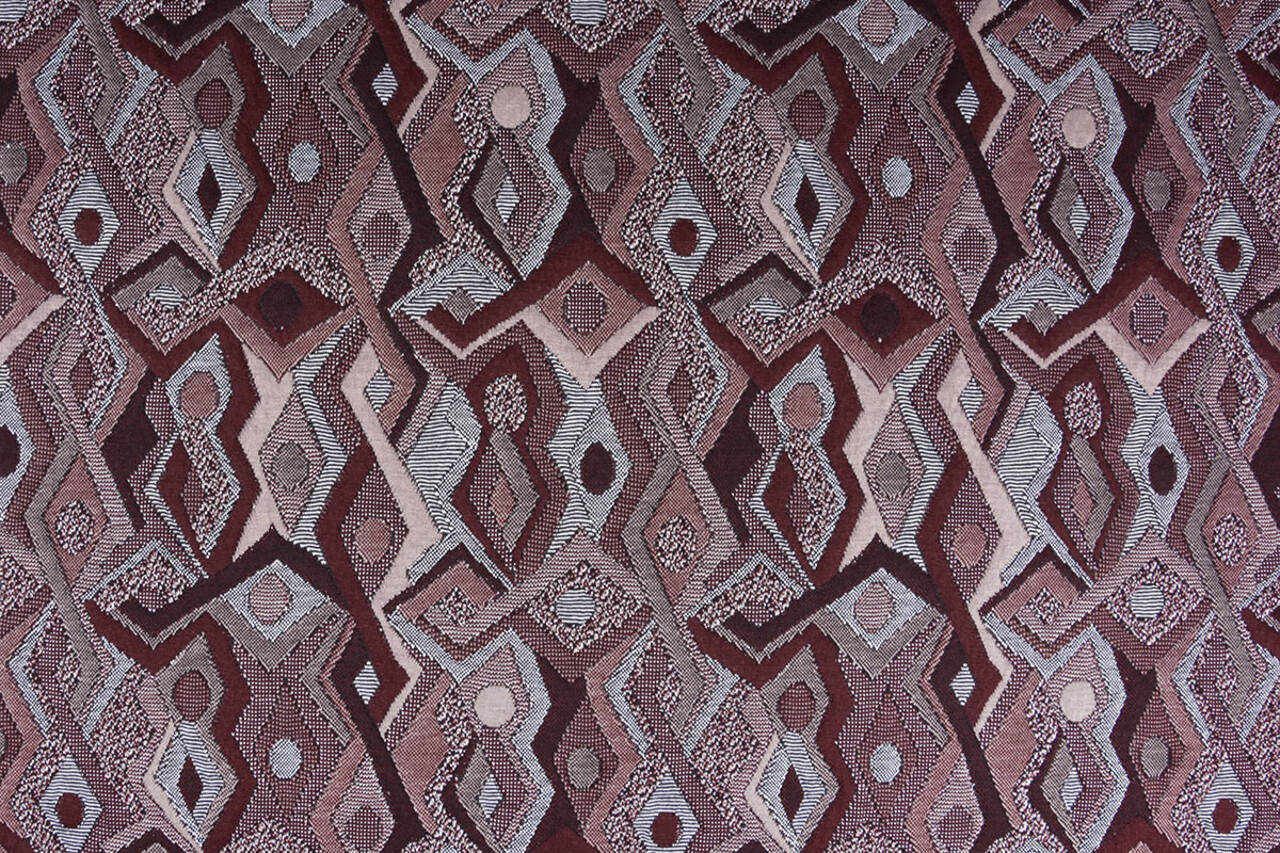 Jacquard a Maglia Picassa Bordeaux