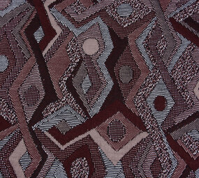 Jacquard gestrickt Picassa Bordeaux Jacquard gestrickt Picassa Bordeaux