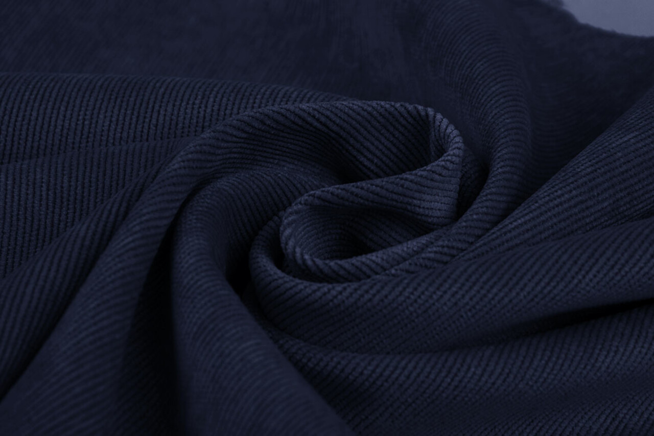 16 W Velluto a Coste Blu Navy 16 W Velluto a Coste Blu Navy