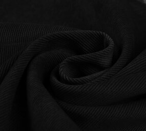 16 W Cordstoff Schwarz