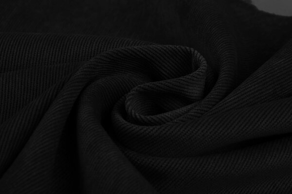 16 W Cordstoff Schwarz