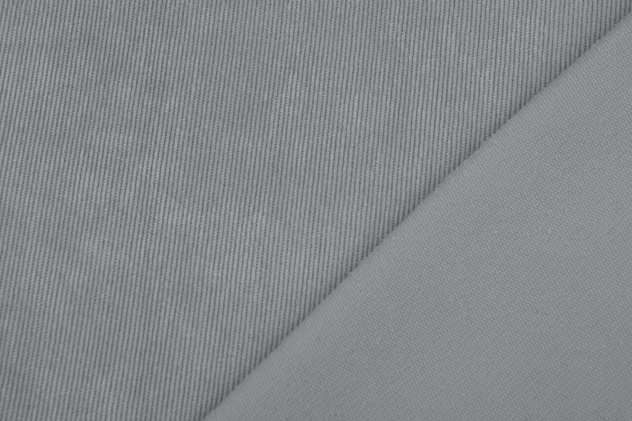 16 W Cordstoff Grau