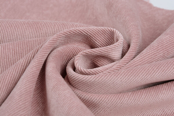 16 W Cordstoff Puder Rosa