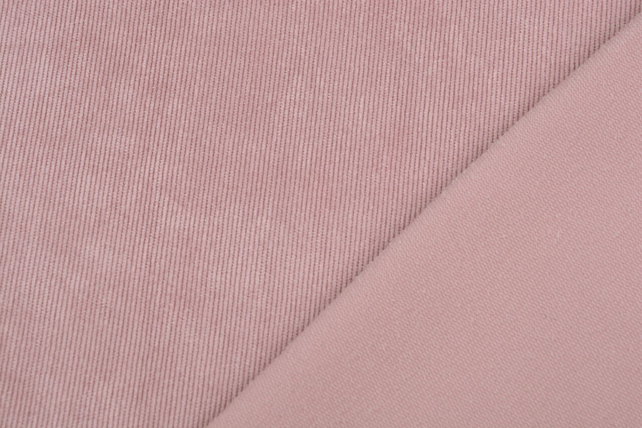 16 W Cordstoff Puder Rosa