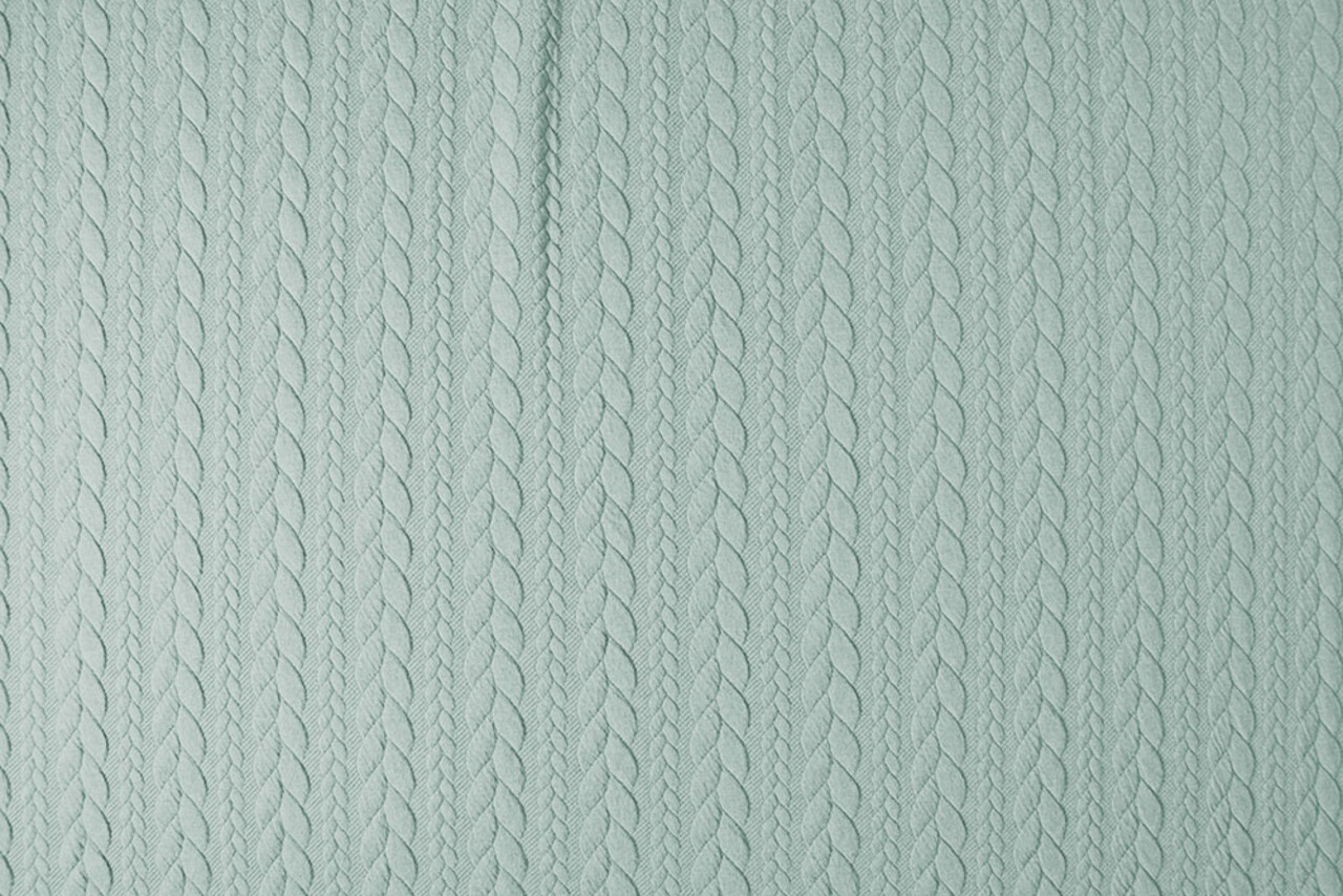 Gestrickte Kabel Stoff tricot Hellmint Gestrickte Kabel Stoff tricot Hellmint
