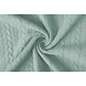 Tricoté Torsade Tissu Jersey Clair Menthe Tricoté Torsade Tissu Jersey Clair Menthe