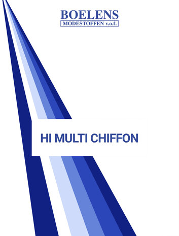 Carte d’Échantillons Hi Multicolore Mousseline Carte d’Échantillons Hi Multicolore Mousseline