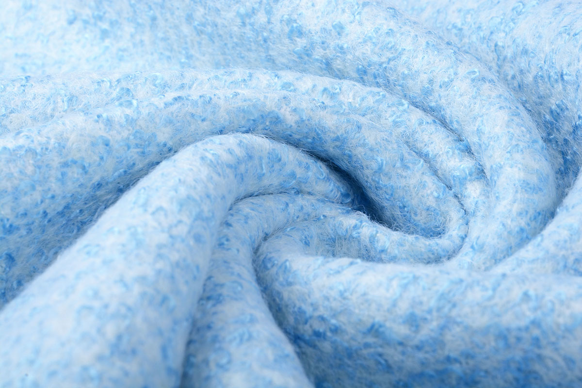Gebreide Wollen stof Lanoso Baby Blauw