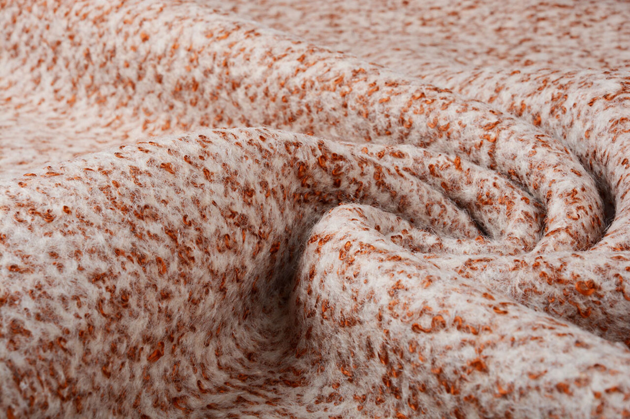 Gebreide Wollen stof Lanoso Donker Brique Gebreide Wollen stof Lanoso Donker Brique