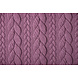 Tricoté Torsade Tissu Jersey Vieux Rose Foncé Tricoté Torsade Tissu Jersey Vieux Rose Foncé