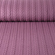 Knitted Cable fabric tricot Dark Old Pink