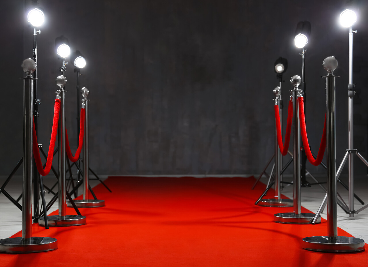 Roter Teppich - 1 Meter breit