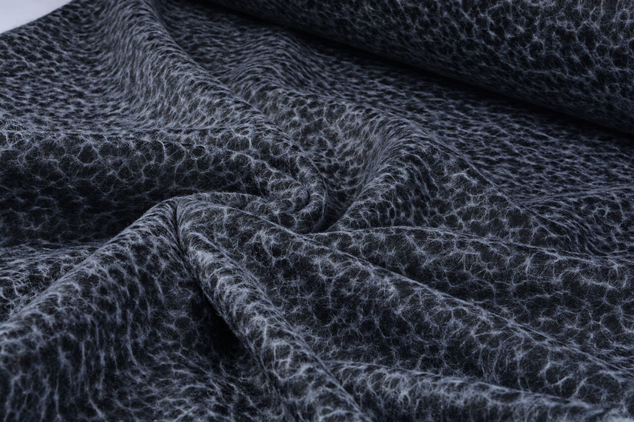 Knitted Woolen fabric Net Black Knitted Woolen fabric Net Black