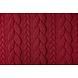 Tricoté Torsade Tissu Jersey Rouge Tricoté Torsade Tissu Jersey Rouge
