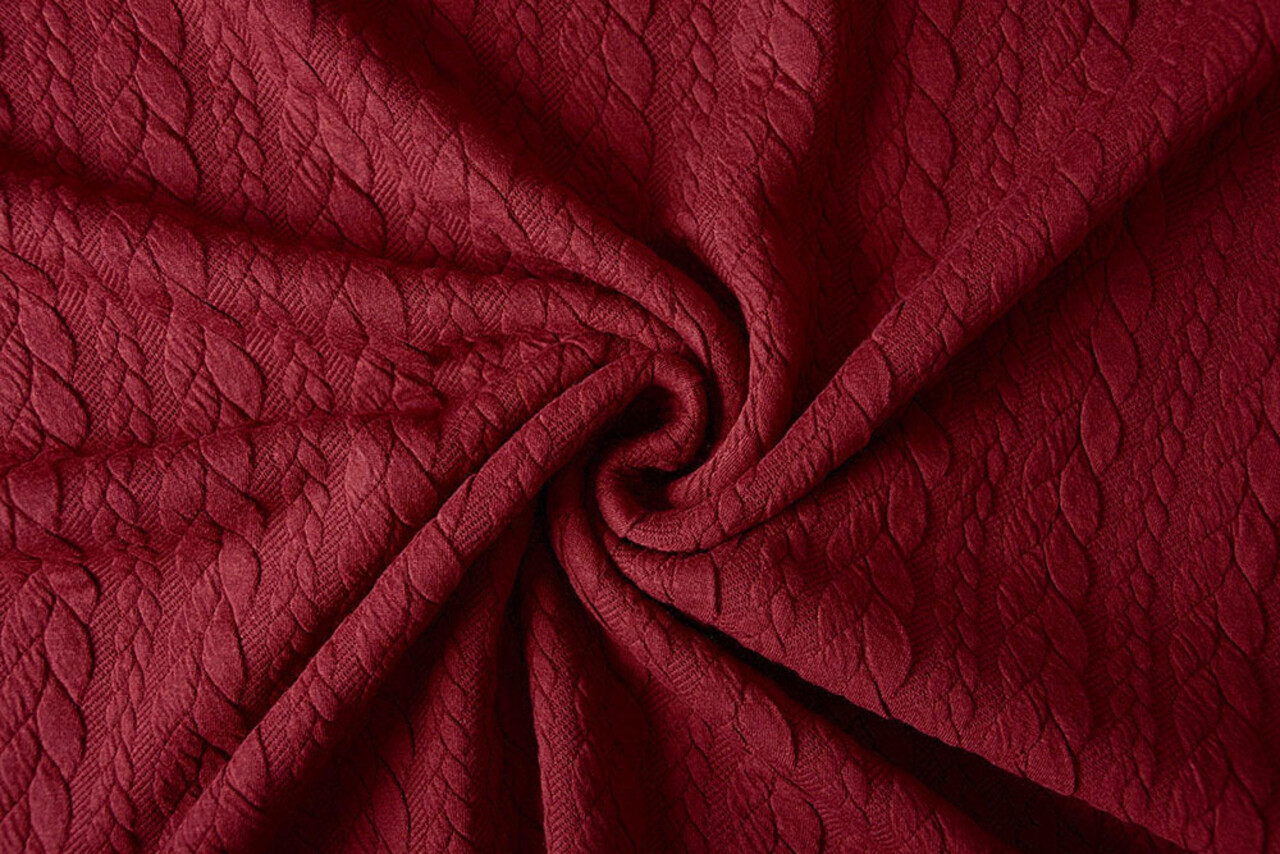 De Punto Trenza Tela Punto Rojo De Punto Trenza Tela Punto Rojo