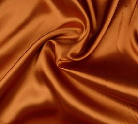 Poly Satin Orange Brique Poly Satin Orange Brique