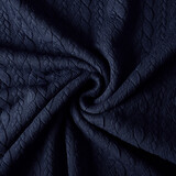 Knitted Cable fabric tricot Marine Knitted Cable fabric tricot Marine