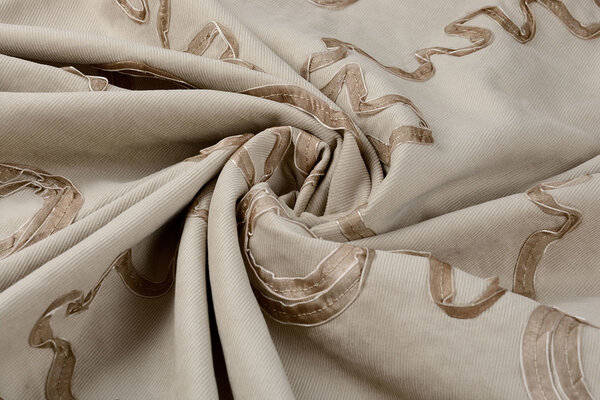 21 W 100% Katoen Corduroy Rib Lint Licht Zand