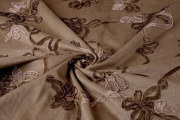 21 W Cotton Corduroy Rib Ribbon Dark Sand 21 W Cotton Corduroy Rib Ribbon Dark Sand