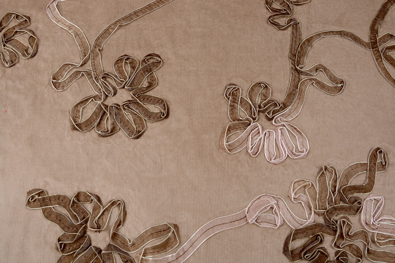 21 W Cotton Corduroy Rib Ribbon Dark Sand 21 W Cotton Corduroy Rib Ribbon Dark Sand