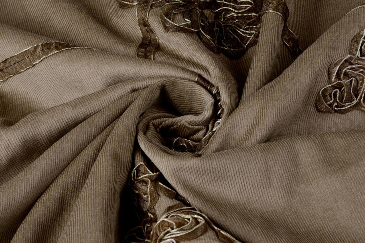 21 W 100% Katoen Corduroy Rib Lint Mokka Bruin 21 W 100% Katoen Corduroy Rib Lint Mokka Bruin