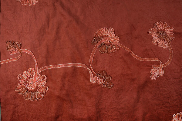 21 W Cotton Corduroy Rib Ribbon Red Brique 21 W Cotton Corduroy Rib Ribbon Red Brique