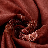 Pana Acanalada 21 W 100 % de Algodón Rojo Teja