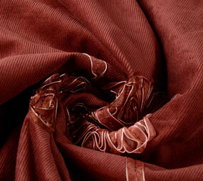 21 W Cotton Corduroy Rib Ribbon Red Brique 21 W Cotton Corduroy Rib Ribbon Red Brique