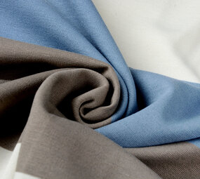 Punta Di Roma Rayé Bleu Taupe Punta Di Roma Rayé Bleu Taupe