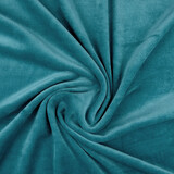 Nicky Velours Petrol blauw