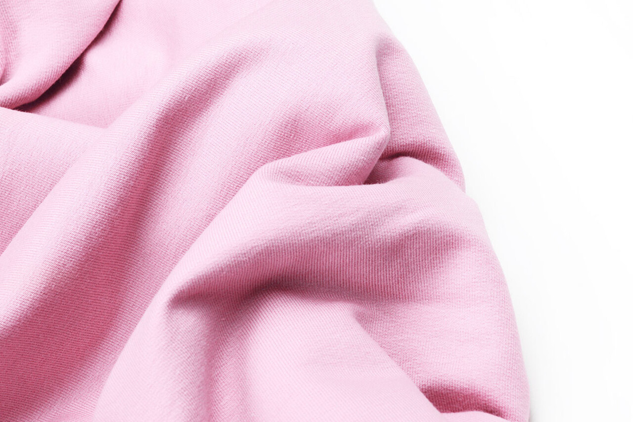 Oeko-Tex®  French Terry Licht Roze Oeko-Tex®  French Terry Licht Roze