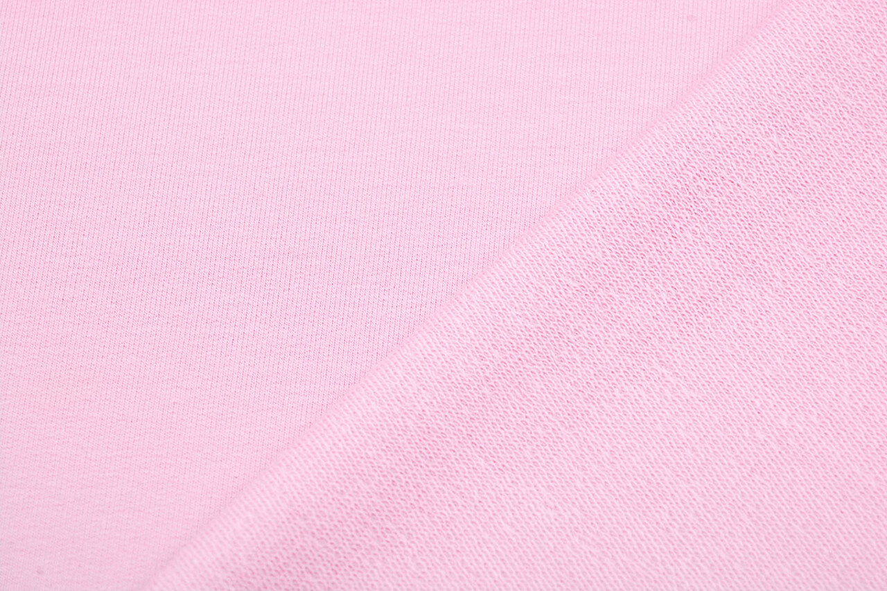 Oeko-Tex®  French Terry Licht Roze Oeko-Tex®  French Terry Licht Roze