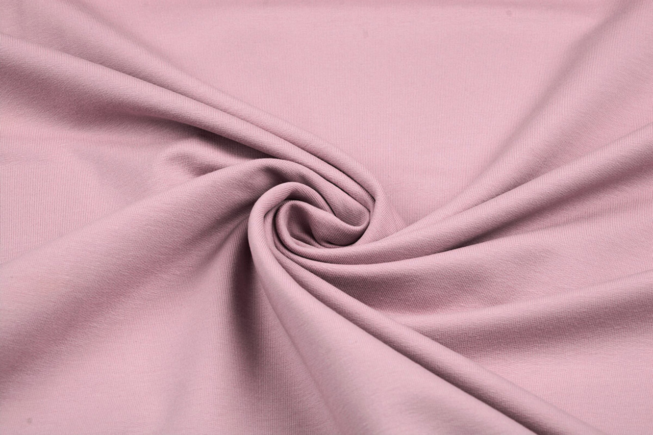 Oeko-Tex®  French Terry Poeder rosa