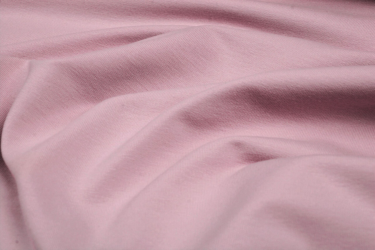 Oeko-Tex®  French Terry Poeder rosa