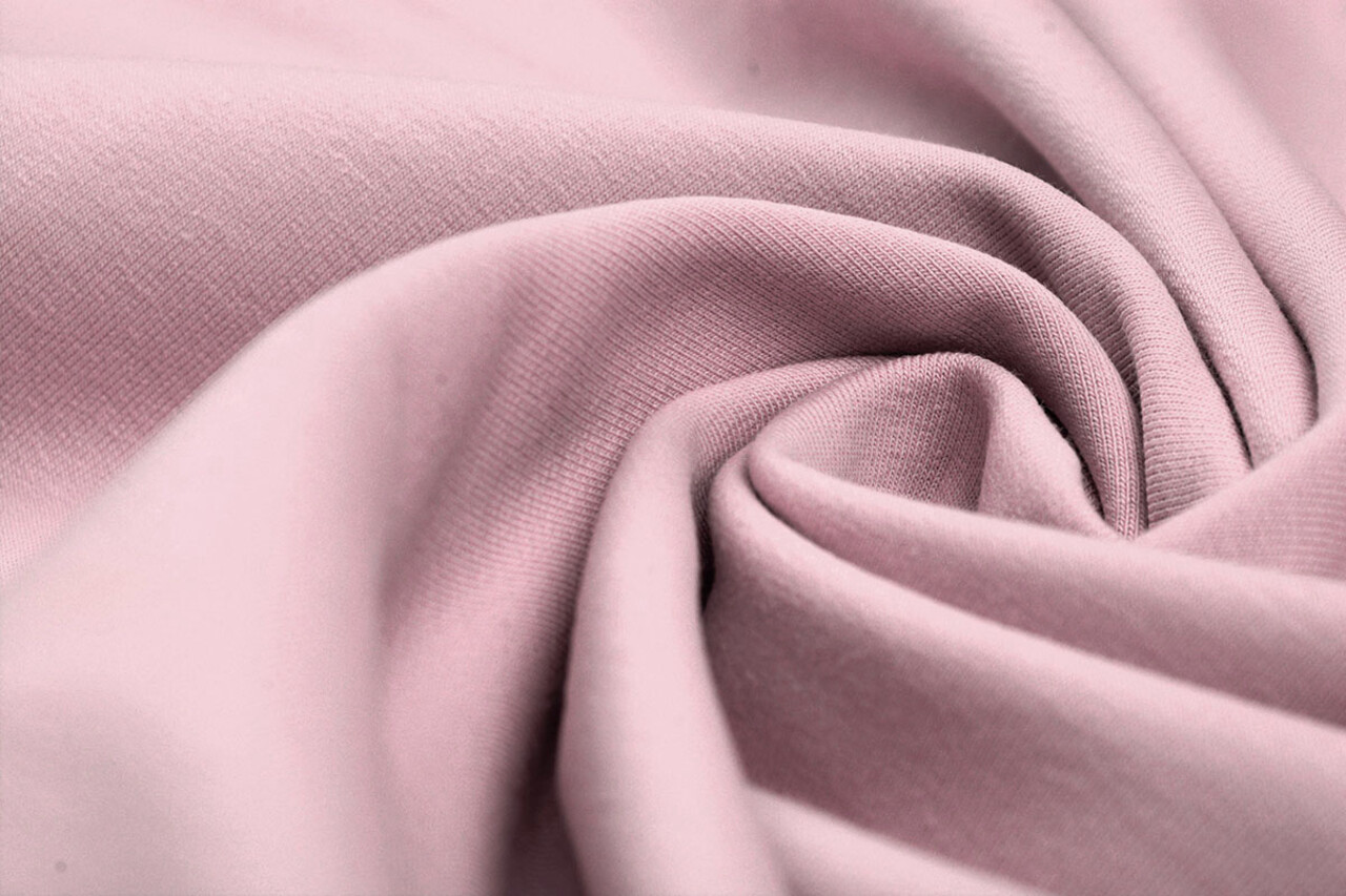 Oeko-Tex®  French Terry Poeder rosa