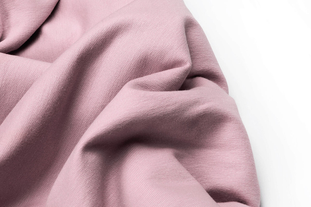 Oeko-Tex®  French Terry Poeder rosa