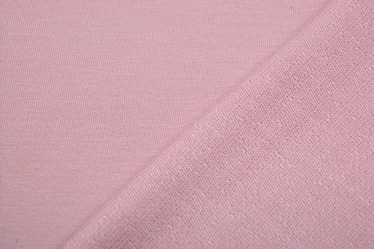 Oeko-Tex®  French Terry Poeder rosa