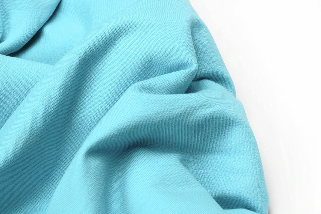 Oeko-Tex®  French Terry Chiaro Acqua